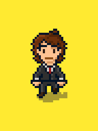 Character in Mayor attire